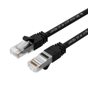 Lanview LV-UTP6A05B Network Cable, Black, 5 m, S/FTP (S-STP)