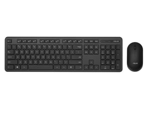 ASUS CW100 tangentbord Medföljande mus Universell RF-trådlös QWERTY US English Svart