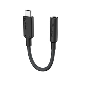 ALOGIC ELPC35A-BK telefonkabel Svart 0,1 m USB-C 3,5 mm