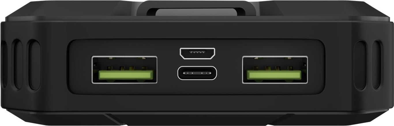 фото Зовнішній акумулятор (павербанк) із сонячною панеллю Goobay 20000mAh Outdoor Solar Black (53934)