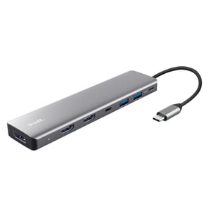 Trust 25661 huby i koncentratory USB Type-C Aluminium