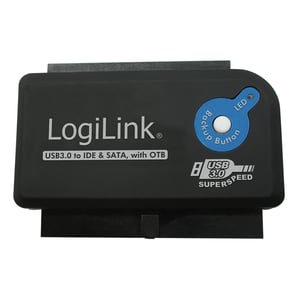 LogiLink AU0028A USB 3.0 to IDE/SATA Cable Adapter, Black