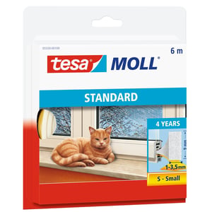 TESA tesamoll 6 m Window/Door Sealing Foam Self-Adhesive White