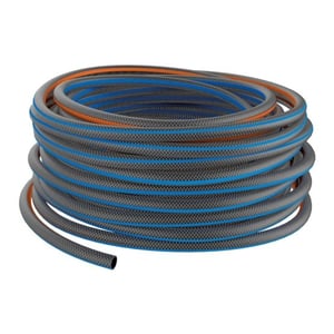 Fiskars 1027099 50 m Above-Ground Garden Hose, Blue, Gray, Orange