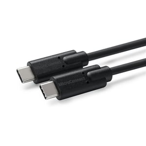 Microconnect USB3.1CC1 USB Cable, USB 3.2 Gen 2 (3.1 Gen 2), 1 m, USB-C, Black