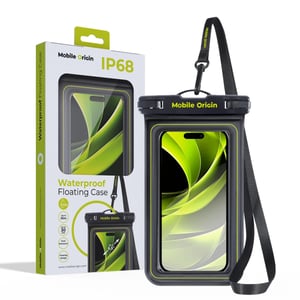 Mobile Origin DBL-BLK-GRN01 pokrowiec na telefon komórkowy 16,5 cm (6.5") Folio Czarny, Zielony