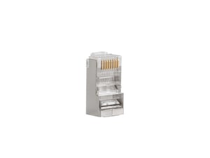 Lanberg PLS-5020 wtyczka RJ-45 Stal nierdzewna, Przezroczysty