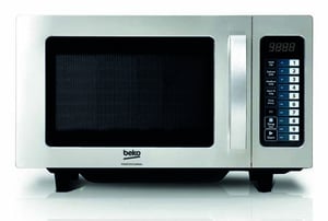 Beko PRO25IXBP Mikrowelle, silber, Solo-Mikrowelle für die Arbeitsplatte, 25 l