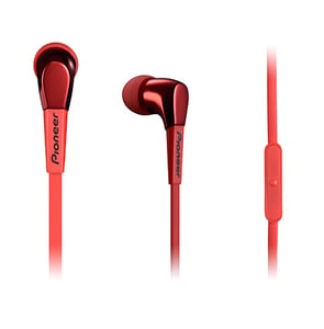 Pioneer SE-CL722T Hörlurar, trådbundna, in-ear, samtal/musik, röd