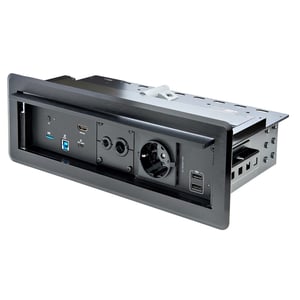 StarTech KITBXDOCKPEU AV Video Conferencing Hub 3840 x 2160 px Wired LAN Black