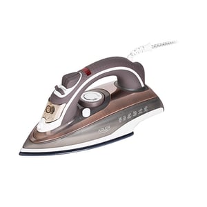 Adler AD 5030 Iron Steam Iron Ceramic Soleplate 3000 W Brown, Gray, White