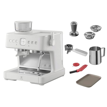 Electrolux E8EC1-8SW ekspres do kawy Ręczny Ekspres do espresso 3 l