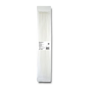 Qoltec 52213 kabelband Kabelband för stege Nylon Vitt 50 st.