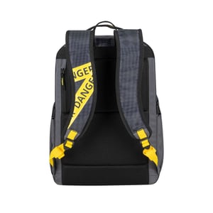 Rivacase Erebus 39,6 cm (15.6") Plecak Kamuflaż, Szary, Żółty