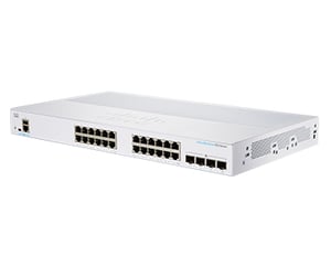 Cisco CBS350-24T-4X Zarządzany L2/L3 Gigabit Ethernet (10/100/1000) Srebrny