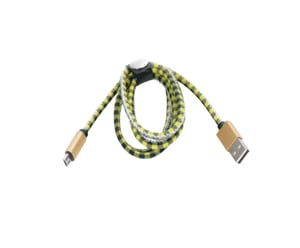 Platinet PUCLCIP1Y Lightning-Kabel 1 m Gelb