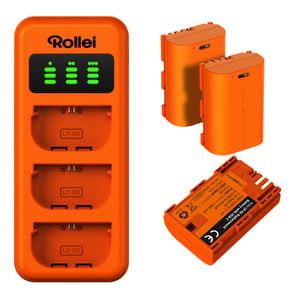 Rollei LP-E6 Battery Charger for Digital Camera USB Battery