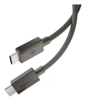 Spigen EB6015CC kabel USB 1,5 m USB C 0,48 Gbit/s 60 W Szary