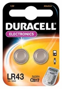 Duracell LR43 Batterie für den Hausgebrauch Einwegbatterie Alkalibatterie
