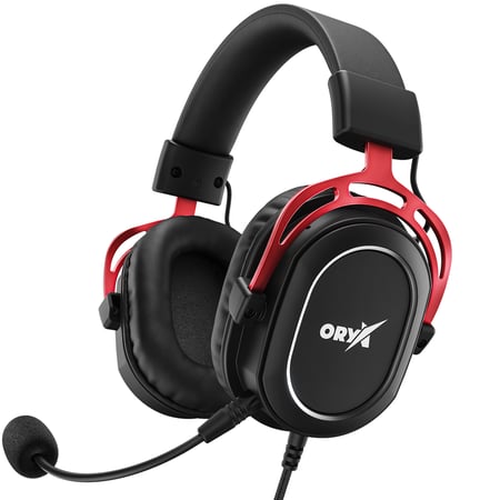Niceboy ORYX X700 Legend Zestaw słuchawkowy Przewodowa Opaska na głowę Gaming USB Typu-A Czarny