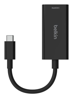 Belkin AVC013BTBK HDMI Type A (Standard) to USB Type-C Cable Adapter, Black