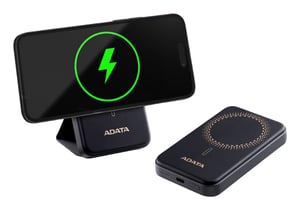 ADATA PR050-11BK powerbank Litium-polymer (LiPo) 5000 mAh Trådlös laddning Svart