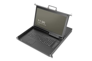 Digitus DS-72220-6GE rackmonterad konsol 43,2 cm (17") 1920 x 1080 px Svart 1U