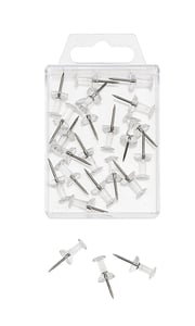 Wedo 54 149 pluggar och stift, genomskinliga, 20 st.