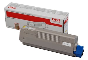 OKI 44315305 tonerkassett, 1 st. Original, gul