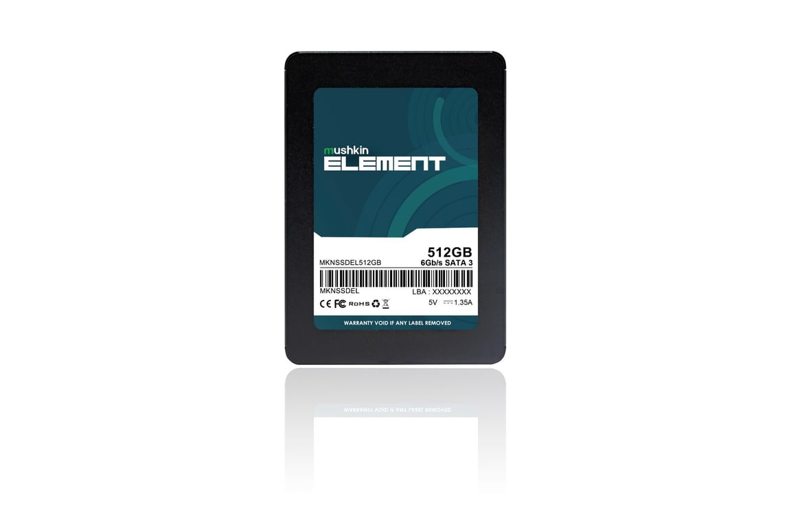 Mushkin Element 512 GB 2.5" SATA III 3D NAND