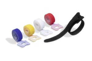 Durable Cavoline Grip Tie Velcro Cable Tie, Various Colors, 5-Pack