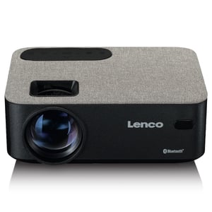 Lenco LPJ-700BKGY LED-Projektor mit Standardprojektion, 1080p (1920x1080), schwarz