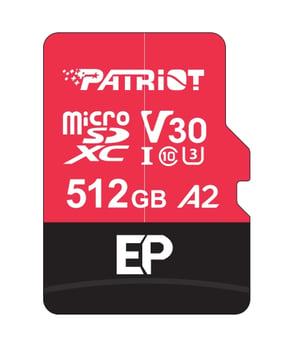 Patriot Memory EP V30 A2 512 GB MicroSDXC UHS-I Klasa 10