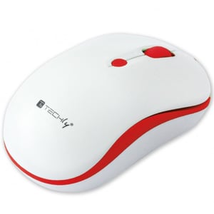 Techly IM 1600-WT-WRW Maus Büro Beidhändig RF Wireless Optisch 1600 DPI