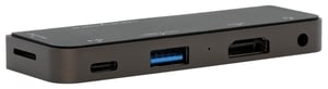 EXSYS EX-1222HM stacja dokująca Przewodowa USB 3.2 Gen 1 (3.1 Gen 1) Type-C Antracyt