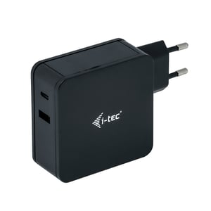 i-tec CHARGER-C60WPLUS Ladegerät für mobile Geräte, universell, schwarz, Wechselstrom, für den Innenbereich