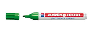 Edding 3000 marker permanentny Zielony 10 szt.