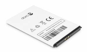 Doro 8395 reservdel till mobiltelefon Batteri Vitt
