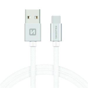 Swissten 71521203 kabel USB 1,2 m USB A USB C 0,48 Gbit/s Biały