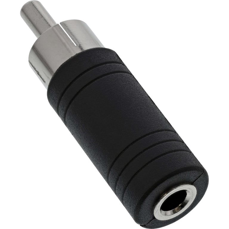 InLine 99325 przejściówka do kabli 3.5mm jack female RCA Czarny