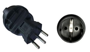 Microconnect PEAEUSWISS-Adapter für Netzstecker Typ J (CH), schwarz