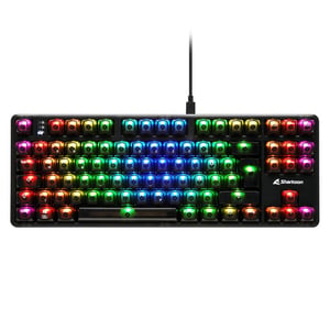 Sharkoon SGK70W USB-gamingtangentbord QWERTZ tyska svart