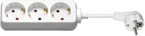 Microconnect 51293 Verteiler 1,5 m, 3 x Netzsteckdose, für den Innenbereich, Weiß