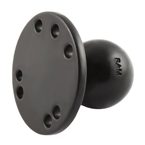 RAM Mounts RAM-202SU Mounting Kit, Black, Stainless Steel