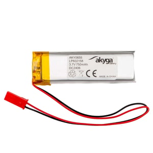 Akyga AKY0655 część zamienna do telefonu komórkowego Bateria Srebrny