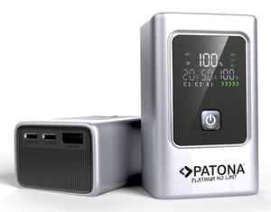 PATONA 4238 bank mocy Litowo-jonowa (Li-Ion) 10000 mAh Srebrny
