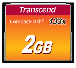 Transcend TS2GCF133 2 GB Flash-Speicher, CompactFlash-Speicherkarte (MLC)