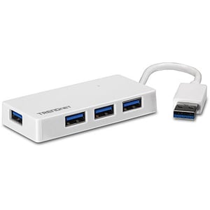Trendnet TU3-H4E 5000 Mbit/s Hubs and Switches, White