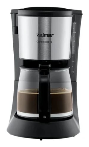 Zelmer ZCM1200 kaffebryggare Manuell kaffebryggare med överhällningsmetod, 1,2 l