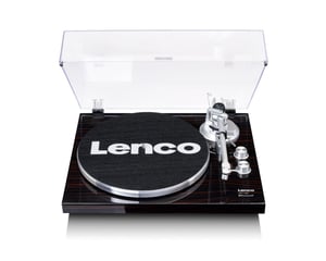 Lenco LBT-188 Gramofon z napędem pasowym Orzech włoski